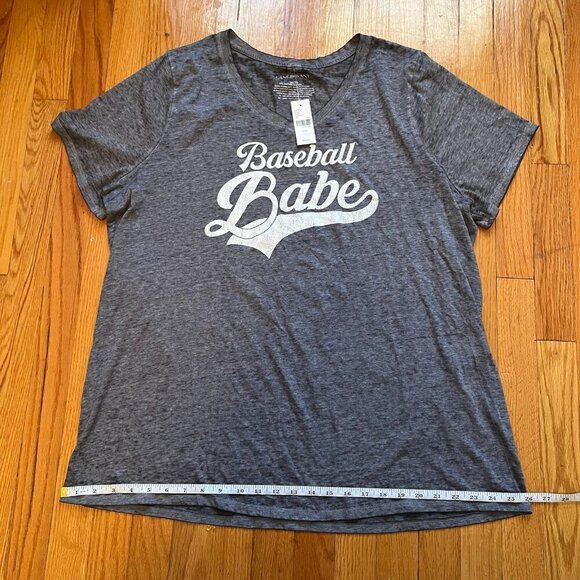 Lane Bryant Baseball Babe Graphic Tee (2xl) - Picture 4 of 9